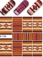 Aztec Pattern Water Slide Decal