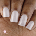 Picture Polish Innocence frosty white holographic nail polish swatch