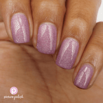 Picture Polish Support lilac pink holographic nail polish swatch