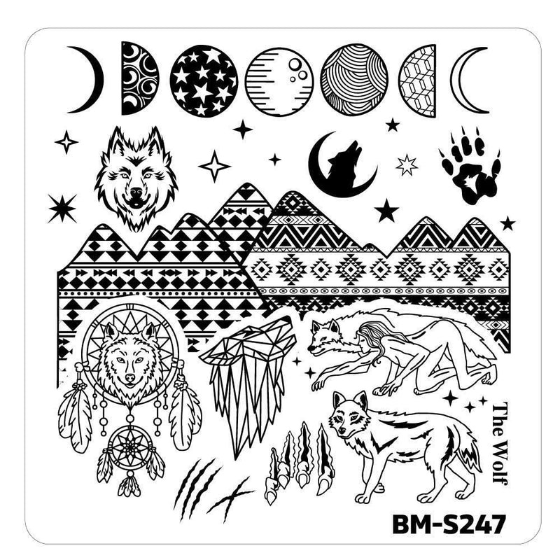 House of Horrors Stamping Plate - She-Wolf Spirit